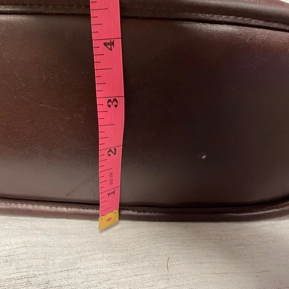 VINTAGE COACH TRIBECA SHOULDER BAG IN MAHOGANY - Picture 7 of 16